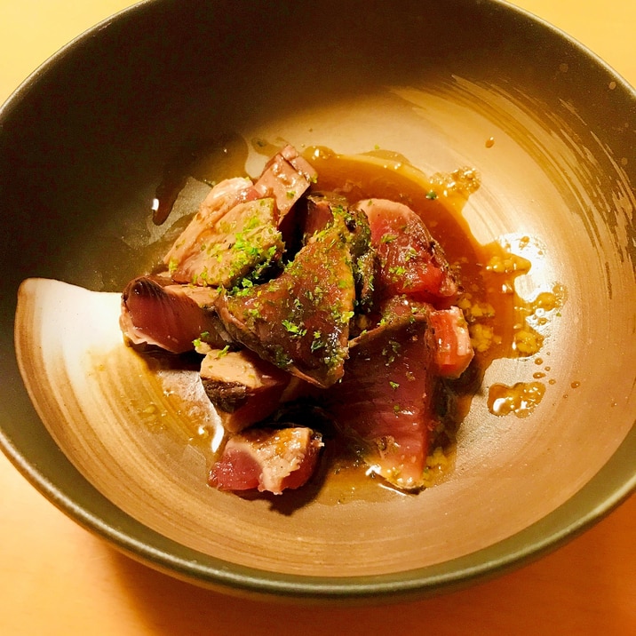 お魚パック活用 カツオのたたきの超略づけタレ レシピ 作り方 By Bistromiti R 楽天レシピ お魚パック活用 カツオのたたきの超略づけタレ レシピ 作り方 By Bistromiti R 楽天レシピ